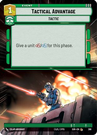 Tactical Advantage (Hyperspace) (388) - SOR - Common - Foil