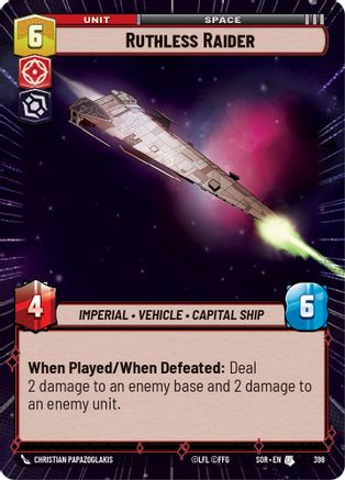 Ruthless Raider (Hyperspace) (398) - SOR - Uncommon