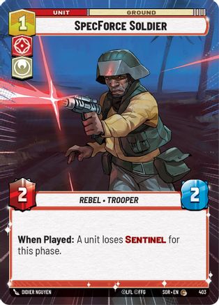 SpecForce Soldier (Hyperspace) (403) - SOR - Common