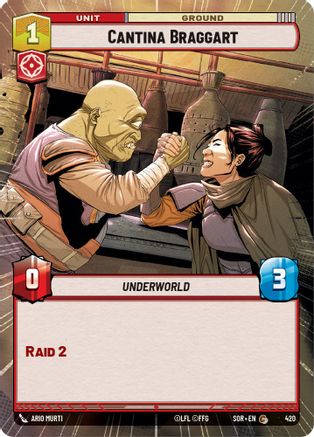 Cantina Braggart (Hyperspace) (420) - SOR - Common - Foil