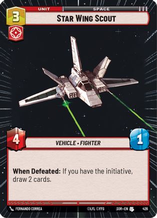 Star Wing Scout (Hyperspace) (426) - SOR - Uncommon