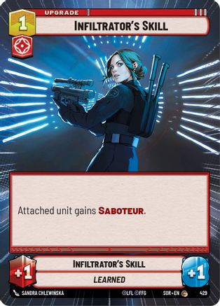 Infiltrator's Skill (Hyperspace) (429) - SOR - Common - Foil