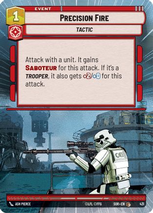 Precision Fire (Hyperspace) (431) - SOR - Common