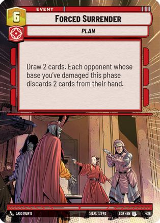 Forced Surrender (Hyperspace) (438) - SOR - Uncommon