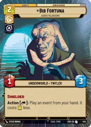 Bib Fortuna - Jabba's Majordomo (Hyperspace) (440) - SOR - Uncommon