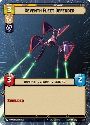 Seventh Fleet Defender (Hyperspace) (443) - SOR - Common - Foil