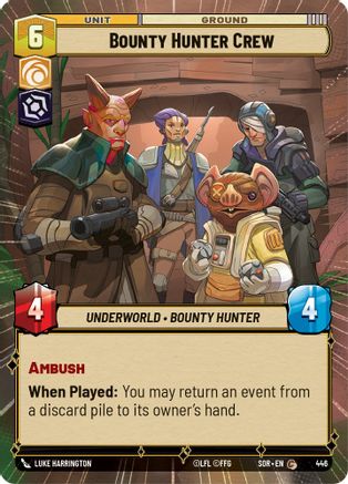 Bounty Hunter Crew (Hyperspace) (446) - SOR - Common