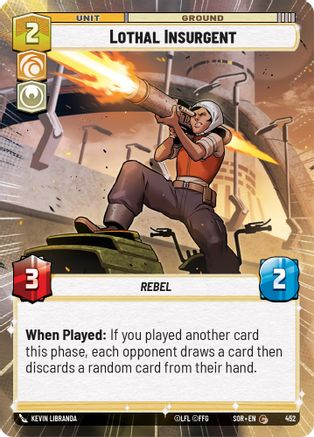 Lothal Insurgent (Hyperspace) (452) - SOR - Common