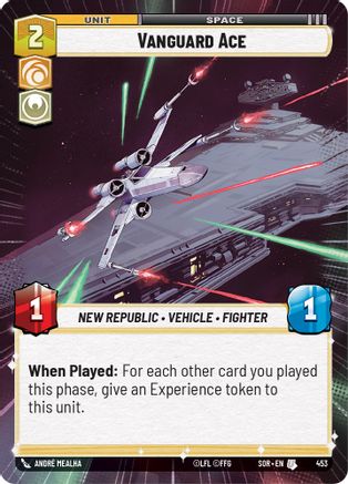 Vanguard Ace (Hyperspace) (453) - SOR - Uncommon
