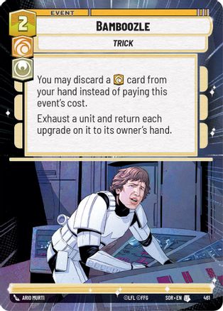 Bamboozle (Hyperspace) (461) - SOR - Uncommon - Foil