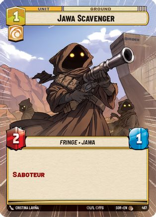 Jawa Scavenger (Hyperspace) (467) - SOR - Common - Foil