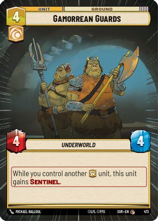 Gamorrean Guards (Hyperspace) (473) - SOR - Common - Foil