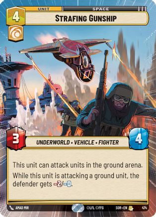Strafing Gunship (Hyperspace) (474) - SOR - Rare