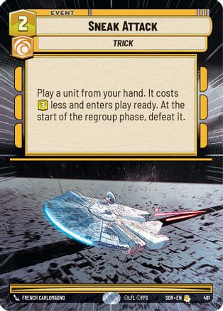 Sneak Attack (Hyperspace) (481) - SOR - Rare