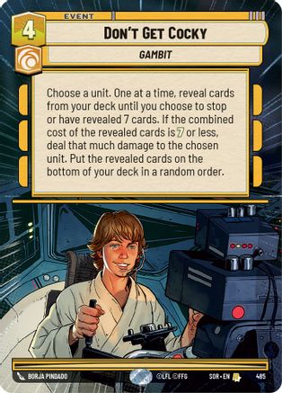 Don't Get Cocky (Hyperspace) (485) - SOR - Rare