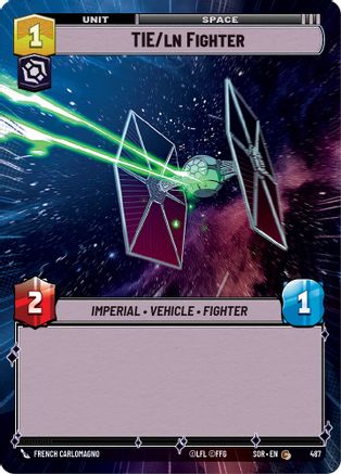 TIE/ln Fighter (Hyperspace) (487) - SOR - Common