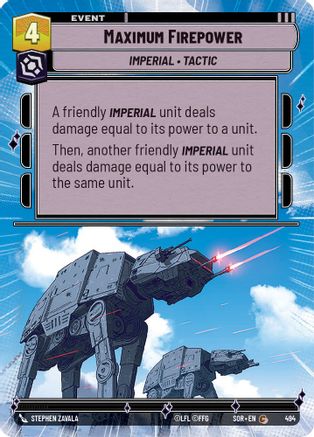 Maximum Firepower (Hyperspace) (494) - SOR - Common