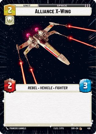 Alliance X-Wing (Hyperspace) (496) - SOR - Common - Foil