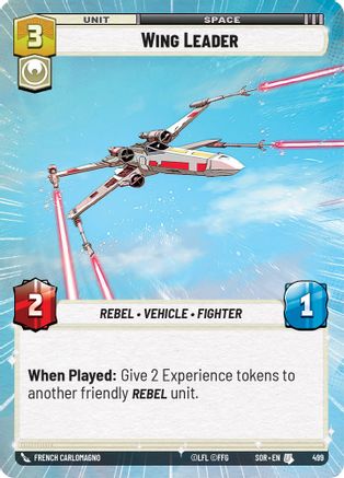 Wing Leader (Hyperspace) (499) - SOR - Uncommon - Foil