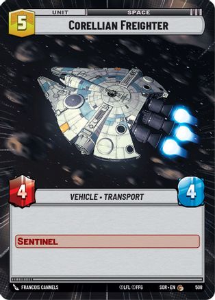 Corellian Freighter (Hyperspace) (508) - SOR - Common