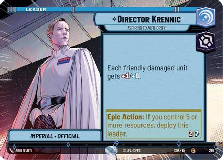 Director Krennic - Aspiring to Authority (Hyperspace) (269) - SOR - Common