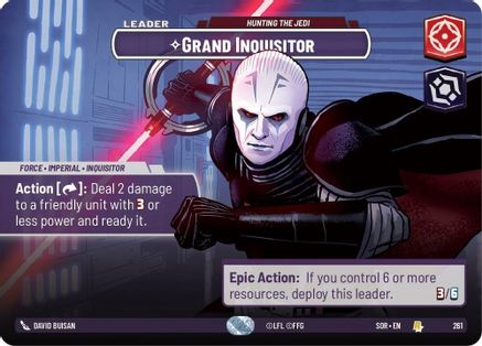 Grand Inquisiteur - Traqueur de Jedi (Showcase) (261) - EDR - Rare - Foil