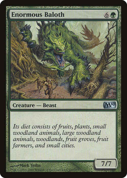 Enormous Baloth (M10-180) - uncommon - Foil
