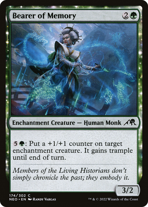 Bearer of Memory (NEO-174) - common: (enchantment)