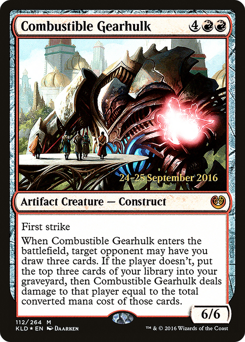 Combustible Gearhulk (PRE-112S) - mythic - Foil