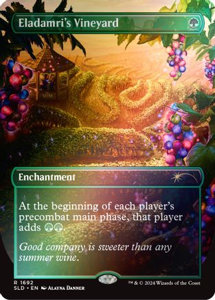 Eladamri's Vineyard (Rainbow Foil) (SLD-1692) - rare - Foil