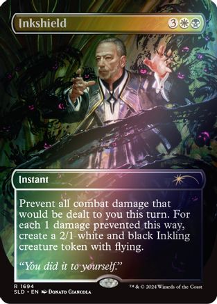 Inkshield (Rainbow Foil) (SLD-1694) - rare - Foil
