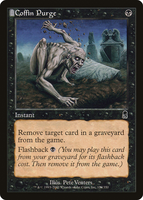 Coffin Purge (ODY-124) - common: (tombstone) - Foil
