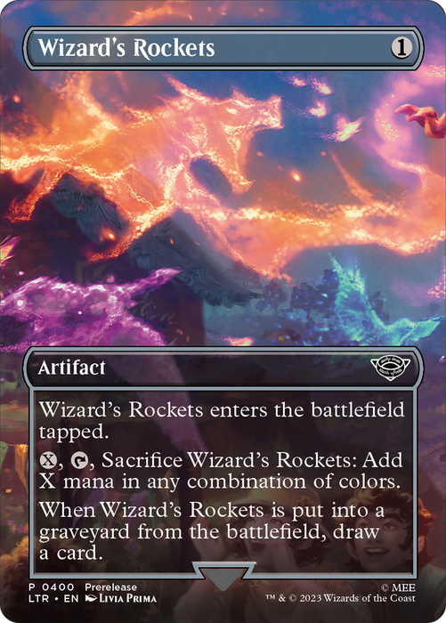 Wizard's Rockets (LTR-400) - common (Borderless) - Foil