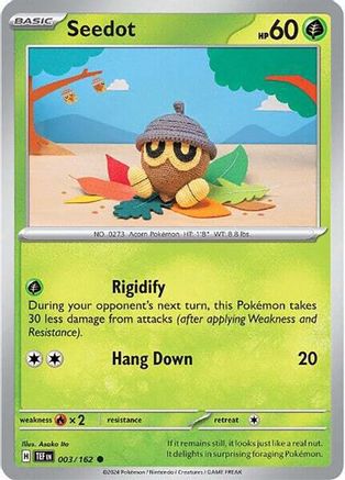 Seedot (003/162) - STF  - Common - Reverse Holofoil