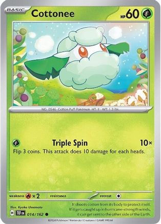 Cottonee (014/162) - STF  - Common