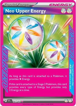 Neo Upper Energy (162/162) - STF  - ACE SPEC Rare - Holofoil