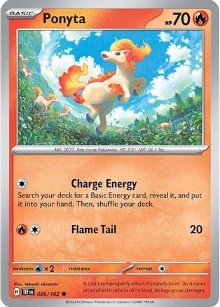 Ponyta (026/162) - STF  - Common
