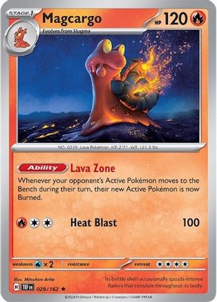 Magcargo (029/162) - STF  - Rare - Reverse Holofoil