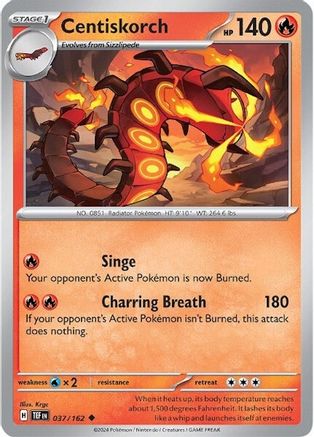 Centiskorch (037/162) - STF  - Uncommon