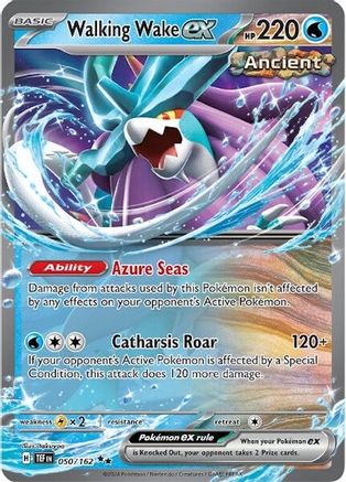 Walking Wake ex (050/162) - STF  - Double Rare - Holofoil