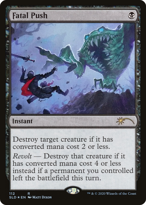 Fatal Push (SLD-112) - rare - Foil