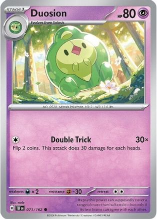 Duosion (071/162) - STF  - Common - Reverse Holofoil