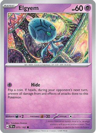 Elgyem (073/162) - STF  - Common - Reverse Holofoil