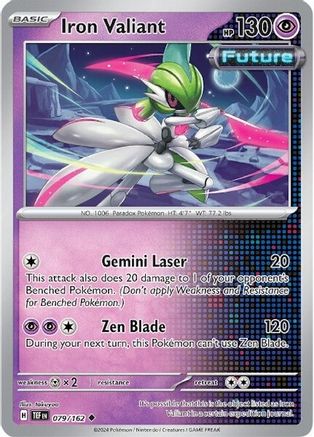 Iron Valiant (079/162) - STF  - Uncommon - Reverse Holofoil