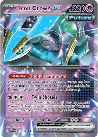 Iron Crown ex (081/162) - STF - Double Rare - Holofoil