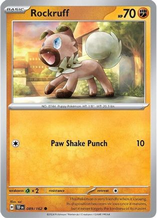 Rockruff (089/162) - STF  - Common
