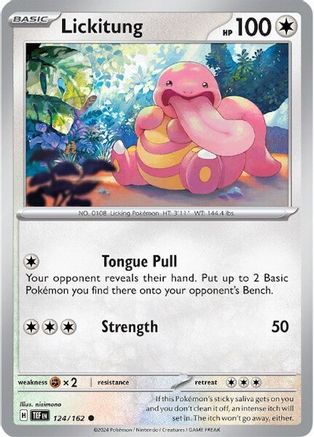 Lickitung (124/162) - STF  - Common - Reverse Holofoil