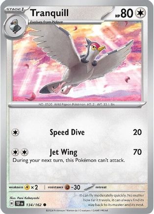 Tranquill (134/162) - STF  - Common - Reverse Holofoil