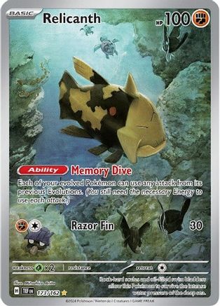 Relicanth (173/162) - STF  - Illustration Rare - Holofoil