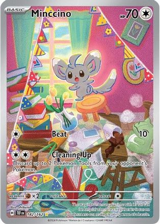 Minccino (182/162) - STF  - Illustration Rare - Holofoil